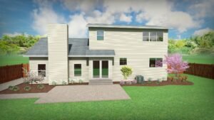 Nick 3D Back House View